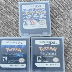 Pokemon Platinum Black and Black 2